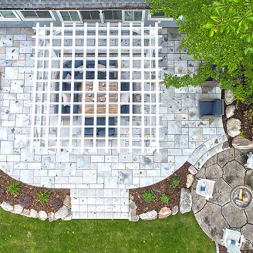 Backyard Patio and Fire Pit