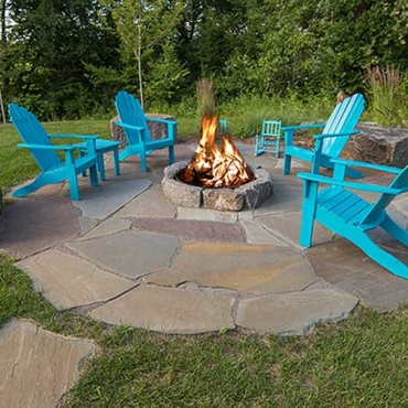 Patio and Fire Pit Garden